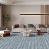Vintage Stained Ash Wood Grain Tile on the floor in a sitting room