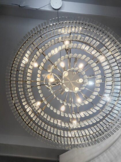 Cyril Post Modern Crystal Chandelier