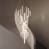 Gold Stainless Steel Chandelier - 36 Tube