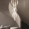 Gold Stainless Steel Chandelier - 36 Tube - Image 8