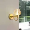 Vintage Single Arm Gold Wall Bracket - Image 2