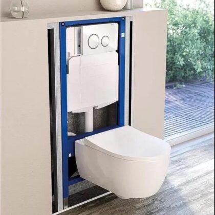 Vintage Rimless Wall Hung Dual Flush Toilet