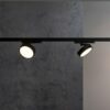 ARC LED COB Surface Track Lights - Adjustable Round Track Spot Light - 2 Wire - Image 4