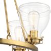 Bellis Soft Gold Ring Pendant Chandelier - Image 2