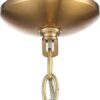 Bellis Soft Gold Ring Pendant Chandelier - Image 5