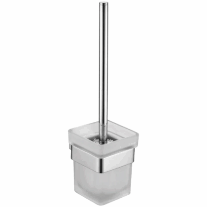 Vintage Toilet Brush Holder - Chrome