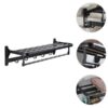 Vintage Towel Rack – Matte Black - Image 2