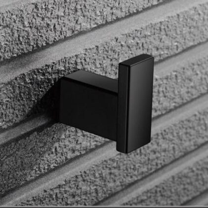 Vintage Robe Hook –Matte Black