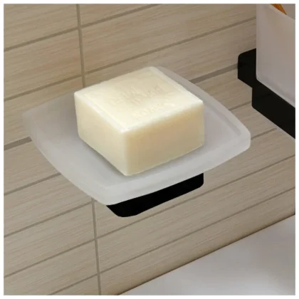 Vintage Soap Holder – Matte Black