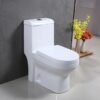 Modern Unibody (One Piece) Floor Mounted Toilet - Image 3
