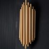 Post Modern Gold Tubes Wall Lamp