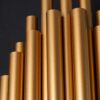 Post Modern Gold Tubes Wall Lamp - Image 3