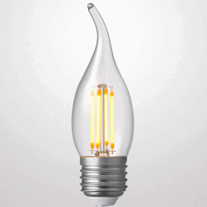 Vintage Candle Flame Bulb E27-6W-6000K