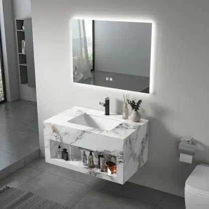 Rock Stone Sintered Stone Cabinet - 80CM
