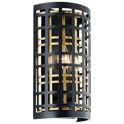 Aldergate 2 Light Black Wall Sconce