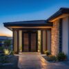 Arc Outdoor Linear Wall Light - IP65 Waterproof - Surface Installation - Image 2