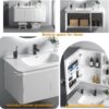 Aluminium Bathroom Vanity | 100CM | Design #725 - Image 3