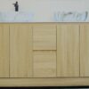 Floor Standing Plywood Cabinet With Art Basin - 150 cm - Image 4