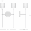 Ventoux Double Arm Wall Light - Image 4