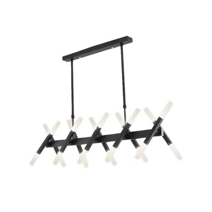 Kriss Kross Linear Chandelier: A Modern Lighting Masterpiece