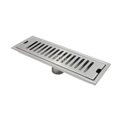 Linear Shower Floor Drain with Removable Cover - 200mm