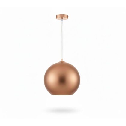 Copper Glass Pendant