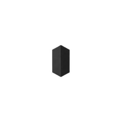 The Hexagonal 4'' Long 2-Light Up-Down Outdoor Wall Light - IP65 - Matte Black - Aluminium