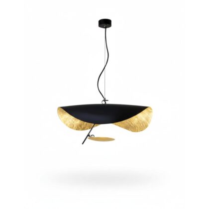 LED Pendant Lamp - Black + Gold