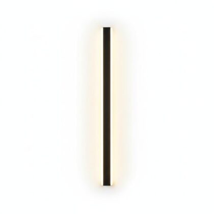 Black Linear 47"L Modern LED Wall Lamp - 3000K Warm White - Iron & Acrylic