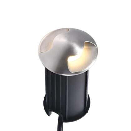 The ARC 2.2" Wide In-Ground Recessed LED Deck Light - IP67 - Stainless Steel - Glass