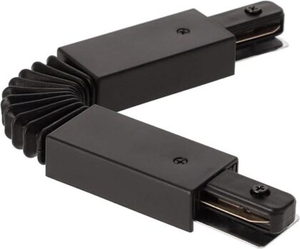 Flexible Connector Kit for 2 Wire Track - Black