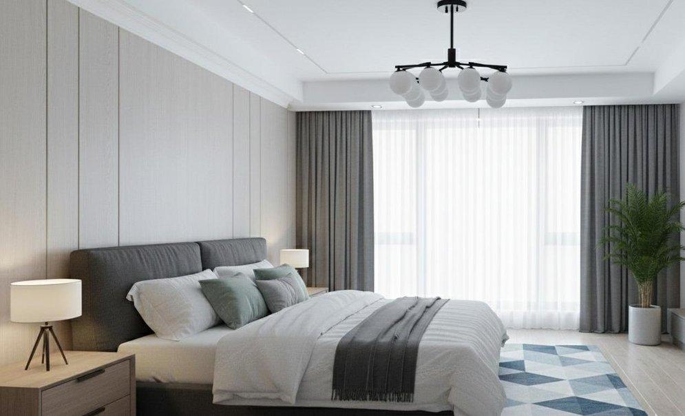 16 White-Globe Chandelier — angle 2