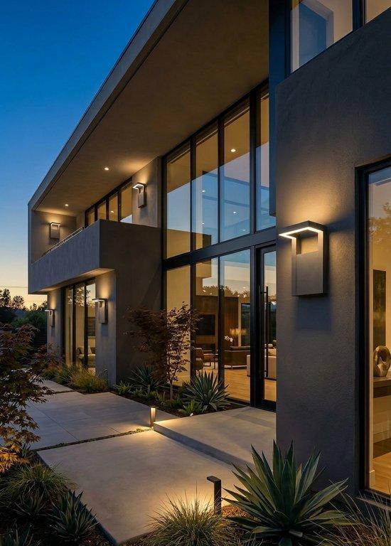 The Mi Casa Outdoor Wall Lamp — angle 2