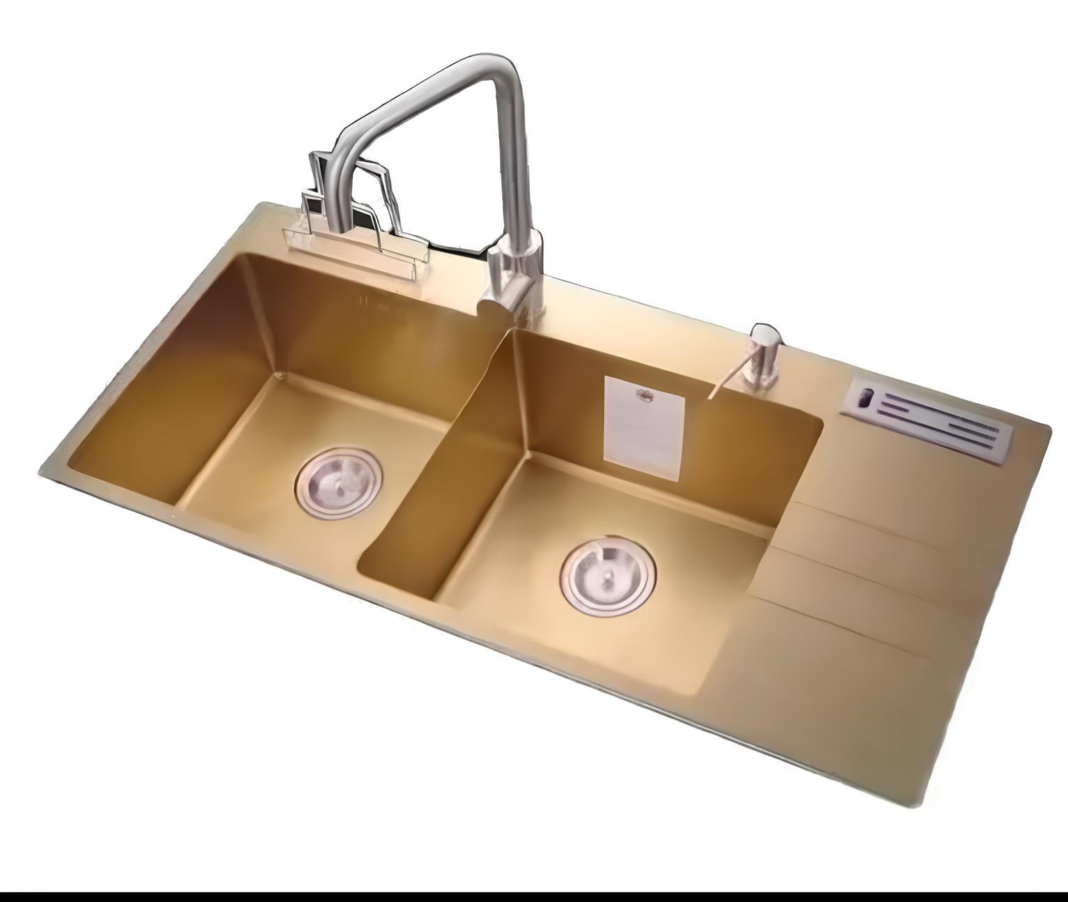 Double Kitchen Sink – Gold
