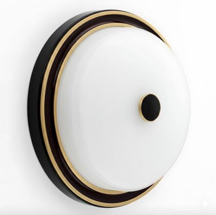 Classic Circular Iron LED Flush Mount Ceiling Light