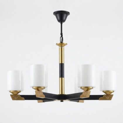 Chandelier - Opaline Glass