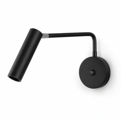 The Toggle 300mm Long Adjustable Spot Wall Light - Matte Black Iron