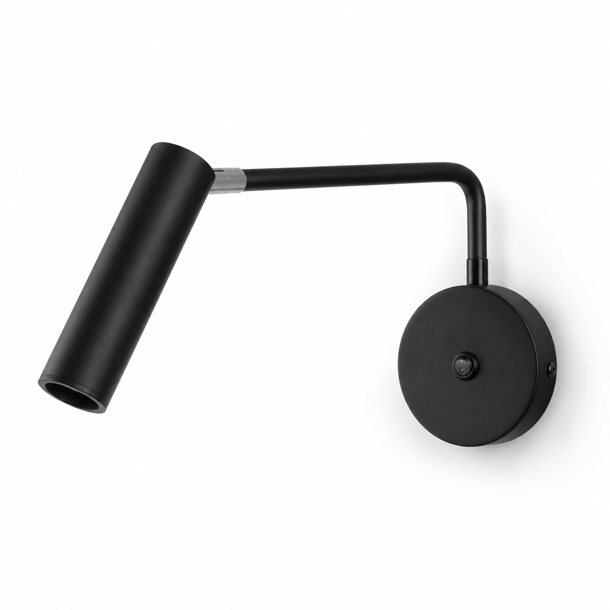 The Toggle 300mm Long Adjustable Spot Wall Light – Matte Black Iron