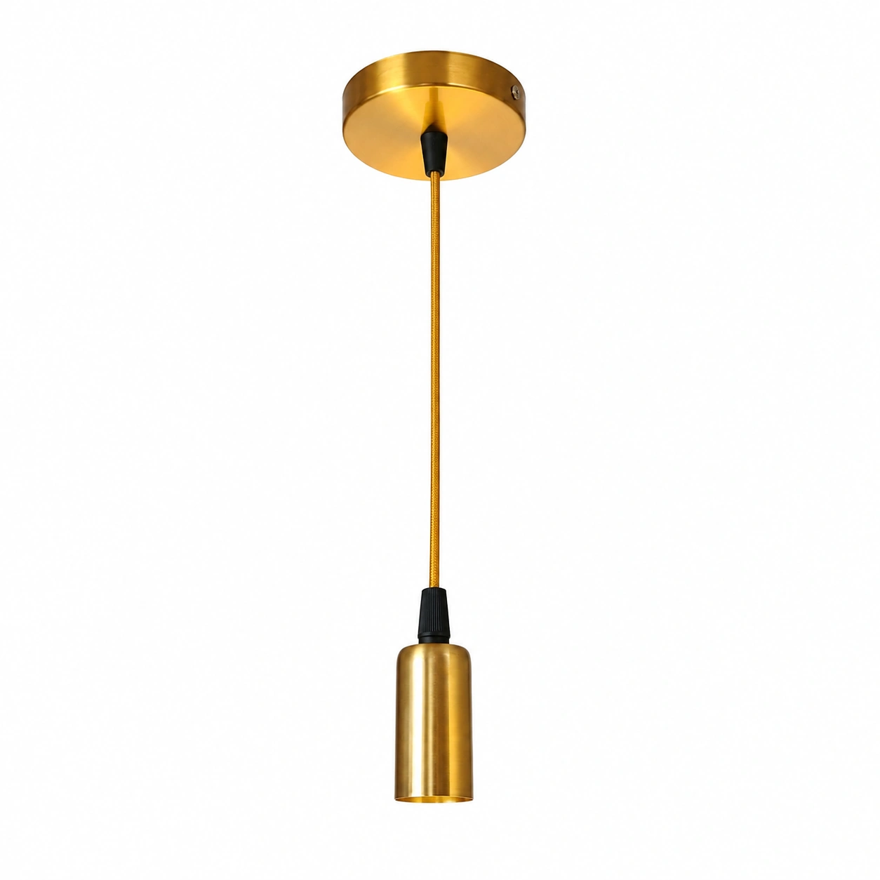 Vintage Light Bulb Holder – Antique Gold Metal